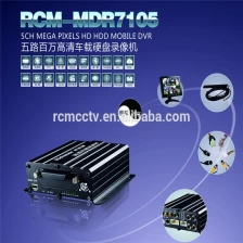 Cina China DVR manufacturer 3g sim card mobile dvr with gps tracker 5 channel cctv car dvr camera produttore