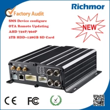 China H.264 Mobile DVR Recorder 4Channel HD Car Dvr in china manufacturer