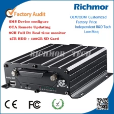 porcelana Vehicle Safety CCTV 4ch HDD mobile DVR/MDVR for lorry truck fleet security monitoring MDVR from Richmor fabricante
