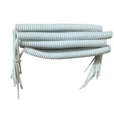 China 2 kern 0,5 mm² verzinnter kupferdraht flexibles pu-sping-kabel verlängern länge bis 3 meter Hersteller