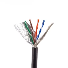 China 24 AWG CAT5E 4 Pair twisted 8 core ethernet cable manufacturer