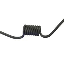 porcelana Negro flexible mate pvc pur pu jacket super corto 2 core 3 core retráctil enrollado cable de alimentación fabricante