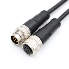 China Factory supply custom black M16 cable, M16 Male & Female Electrical Circular Connector manufacturer