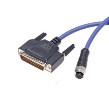 China M12 17pin to DB25 connector M12 to D-sub25 RS232 RS485 Industrial camera cable manufacturer