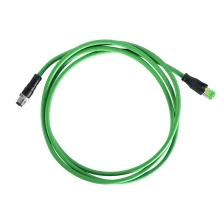 China M12 4 pin D code to rj45 profinet cable manufacturer