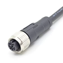 Chiny Kod M12 A B D S T X 3 4 5 6 8 12 17 pinowy kabel formowany producent