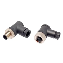 China M12 A code 3 4 5 8 pin field wireable PG7 or PG9 straight or right angle connector manufacturer