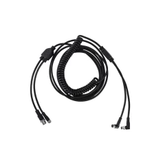 China M12 M8 1 to 4 way splitter coiled cable manufacturer