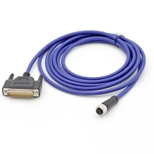 Chiny Złącze M12 2 3 4 5 6 8 12 17 pinowy kabel pcv pur wodoodporny IP67 producent
