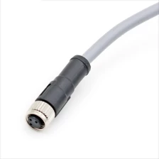 Chine Connecteurs M8 3 4 à 5 broches Câble PVC ou PUR de longueur droite et angulaire en option fabricant