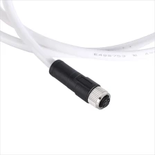 China M8 4 pin female straight cable manufacturer