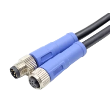 China M8 straight moulding plug 3 4 5 6 8 pin male female pvc pur cable manufacturer