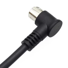 China 6 core Mini Din 6 pin right angle 90 degree pvc cable 2 Meters long manufacturer