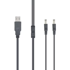 China USB Y splitter male to DC power cord cable manufacturer