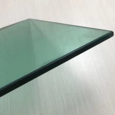 China 10mm light green toughened glass price, 3/8'' green colored tempered glass manufacturer China manufacturer