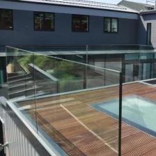 China 13.52mm toughened laminated glass balustrade exporters,664 glass handrails manufacturer China manufacturer