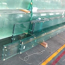 China 21.52mm tempered laminated glass fin,skylight glass rib support structure curtain wall system manufacturer