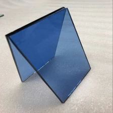 China 4mm dark blue float glass price, 4mm dark blue tinted glass factory manufacturer