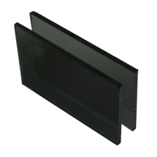 China 4mm dark grey color tinted float glass for windows and doors manufacturer
