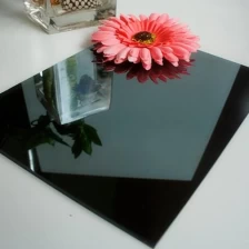China 5mm dark grey tinted reflective glass supplier china, 5mm black reflective glass factory price manufacturer