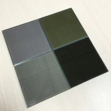 中国 8.38ミリメートルグレー色反射フロート積層安全ガラス中国メーカー メーカー