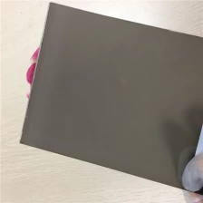 China 8.76mm not transparent laminated grey glass safety glass 44.2 with 0.38mm grey color pvb and 0.38mm white color pvb for construction manufacturer