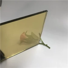 China Preço barato 5 milímetros dourado reflexivo tingido vidro flutuador fornecedor China fabricante