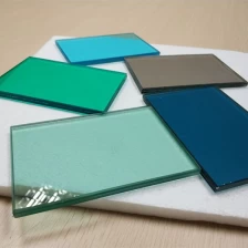China China 10.38mm multicolor PVB film toughened laminated glass supplier manufacturer