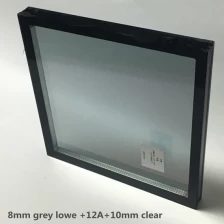 China China 8mm grey Low E+12A+10mm Transparent Tempered Insulating Glass manufacturers manufacturer