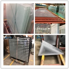 China China Factory supply 8+8 10+10 silk screen printed decoration glass panels ceramic fritted safety tempered laminated glass interior and exterior building glass price manufacturer