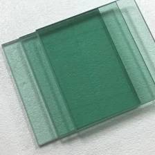 porcelana China Guangdong Shenzhen fábrica 441 color verde PVB laminado vidrio 8,38mm m2 precio fabricante
