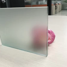 porcelana China vidrio templado helado fábrica suministro de vidrio de seguridad templado oscuro de 15 mm grabado al ácido fabricante