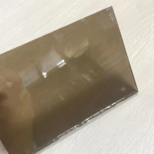 Çin Çin tedarikçileri 5.5mm euro bronz renk renklendirilmiş yansıtıcı float cam fiyat üretici firma
