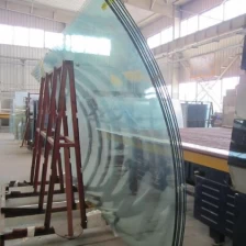 China Custom 66.4 clear curved bent tempered laminated glass 13.52mm manufacturers manufacturer