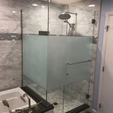 Trung Quốc Tập quán axit khắc mờ kính cửa tắm nội thất được làm nóng nhà chế tạo nhà chế tạo