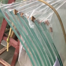 China Personalizado muito limpo vidro laminado temperado curvo preço fabricante