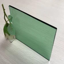 porcelana Precio de fábrica 6mm color verde oscuro teñido hoja de vidrio flotado fabricante