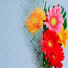 China Factory price decorative 4mm clear flora patterned glass manufacturer manufacturer