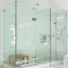 China Frameless glass shower door, glass shower enclosure ,bathroom glass door shower, shower cabinet glass manufacturer