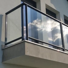China Full solution of aluminum frame glass railing balustrade, glass balcony, aluminum handrail manufacturer manufacturer