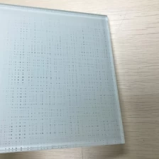 China Alta qualidade 4 + 4mm PVB de vidro de tecido laminado decoração fabricantes fabricante