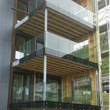 Chiny Balustrada ze szkła hartowanego wewnętrznie i zewnętrznie 554, 11,52 mm szkło ceramiczne z nadrukiem na balkon,  5 + 5 mm VSG ceramicznego ze szkła balustrad fabryka producent