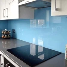 China Kitchen splash back lacquered safety toughened glass,color painted tempered glass manufacturer manufacturer