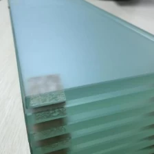 China No fingerprint glass 12mm acid etched tempered safety glass supplier manufacturer