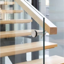 China Shenzhen balustrade glass factory 19mm tempered glass handrail railings for sale manufacturer