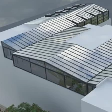中国 上の安全緩和されたガラスの温室の屋根、販売のための温室の屋根ガラス割れない メーカー