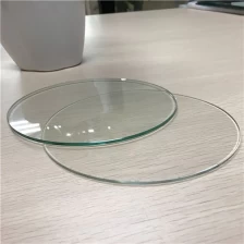 China Großhandelspreis 4mm 5mm 6mm China klar runde gehärtetem glas lieferant Hersteller