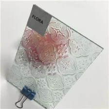 China Wholesale price 5mm clear Flora patterned glass supplier from China manufacturer