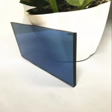 porcelana Proveedor revestido reflexivo del vidrio del color del precio al por mayor 6m m azul marino Chinaa fabricante