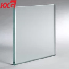 China 10mm acid etched frosted glass balustrade supplier safety railing glass factory in China manufacturer